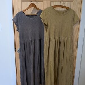 Universal Thread Gray and Tan Women's Dresses